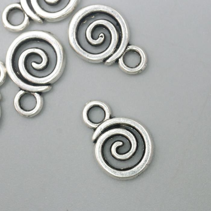 Подвеска "Спираль", цвет серебро 0,7х1,1 см
Подвеска "Спираль", цвет серебро 0,7х1,1 см