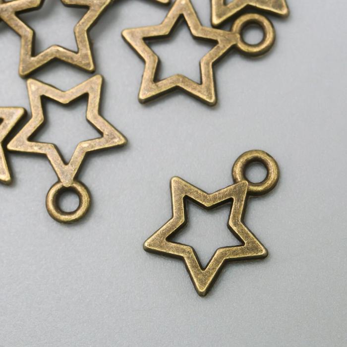 Подвеска "Звездочка", цвет бронза 0,9х1,2 см
Подвеска "Звездочка", цвет бронза 0,9х1,2 см