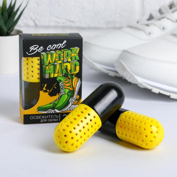 Освежающие капсулы для обуви "Be cool", 2 шт, 6,4 х 12,2 х 3,3 см
Освежающие капсулы для обуви "Be cool", 2 шт, 6,4 х 12,2 х 3,3 см