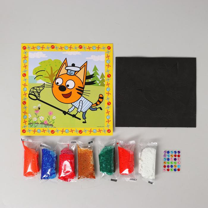 Аппликация ЕВА шариковым пластилином и стразами, 21 × 21 см, «Три Кота»
Аппликация ЕВА шариковым пластилином и стразами, 21 × 21 см, «Три Кота»