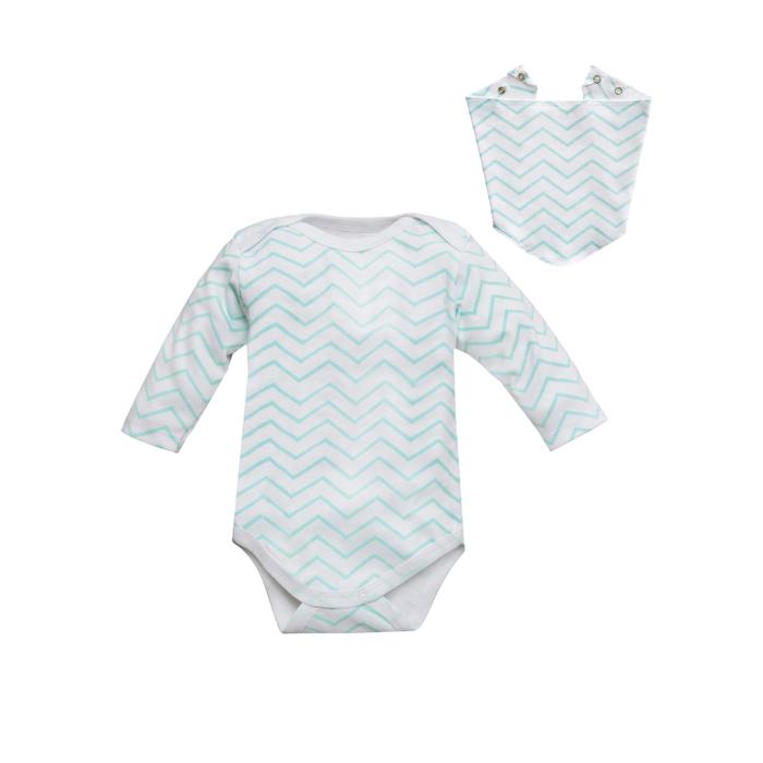 Боди с длинным рукавом, с нагрудником «Мятный зигзаг», рост 80 см
Боди с длинным рукавом, с нагрудником «Мятный зигзаг», рост 80 см