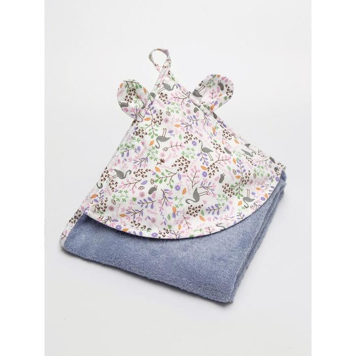 Полотенце детское с уголком «Птички», размер 90х90 см, цвет лаванда
Полотенце детское с уголком «Птички», размер 90х90 см, цвет лаванда