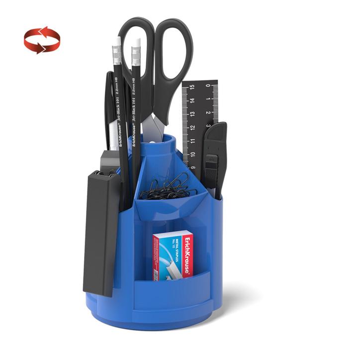 Набор настольный ErichKrause Mini Desk, 12 предметов, вращающийся, синий
Набор настольный ErichKrause Mini Desk, 12 предметов, вращающийся, синий