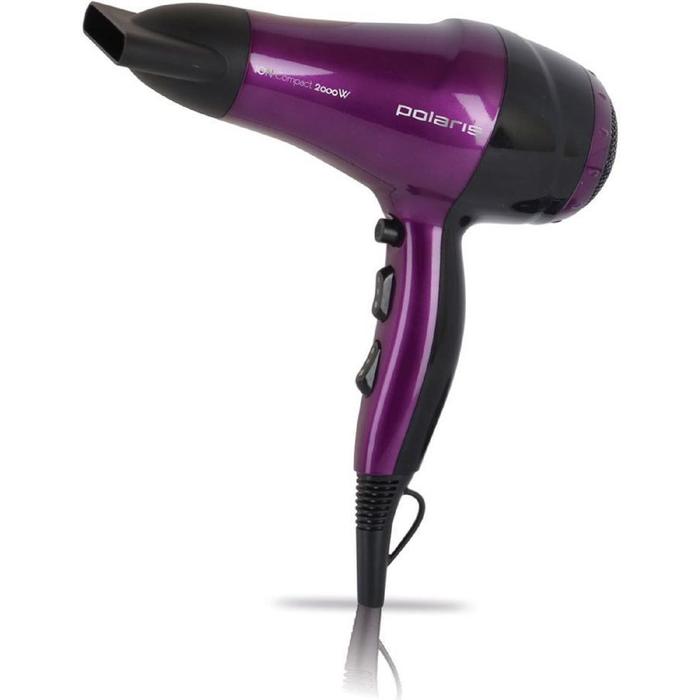 Фен Polaris PHD 2078TDI, 2000 Вт, 3 режима, 3 скорости, 2 насадки, лиловый
Фен Polaris PHD 2078TDI, 2000 Вт, 3 режима, 3 скорости, 2 насадки, лиловый