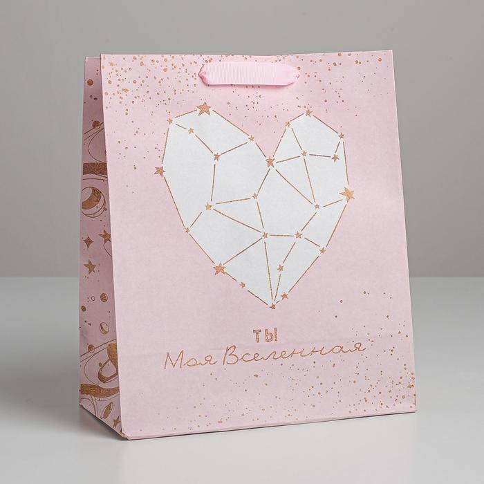 Пакет крафтовый вертикальный «Ты моя Вселенная», ML 23 × 27 × 11,5 см
Пакет крафтовый вертикальный «Ты моя Вселенная», ML 23 × 27 × 11,5 см