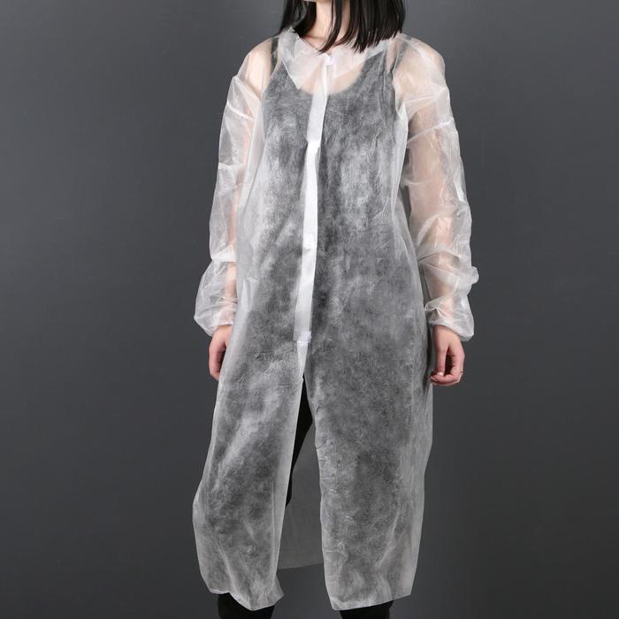 Халат медицинский на липучках, манжета на резинке 25 г/м2 длина 120 см размер 52-54
Халат медицинский на липучках, манжета на резинке 25 г/м2 длина 120 см размер 52-54