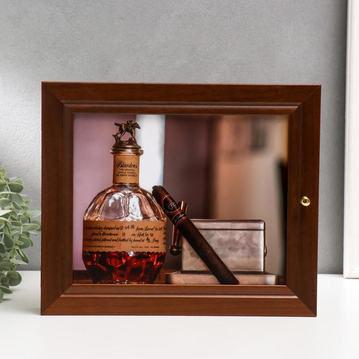 Ключница "Виски" орех 26х31 см 
Ключница "Виски" орех 26х31 см