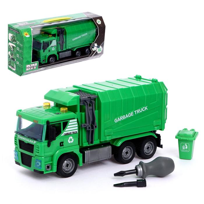 Конструктор винтовой «Мусоровоз», световые и звуковые эффекты, 88 деталей
Конструктор винтовой «Мусоровоз», световые и звуковые эффекты, 88 деталей