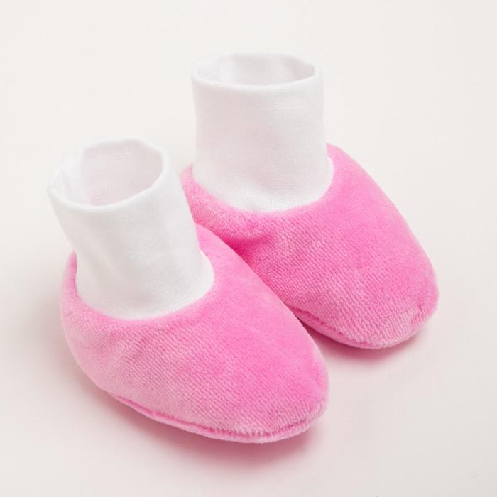 Пинетки для девочки, цвет микс, велюр
Пинетки для девочки, цвет микс, велюр