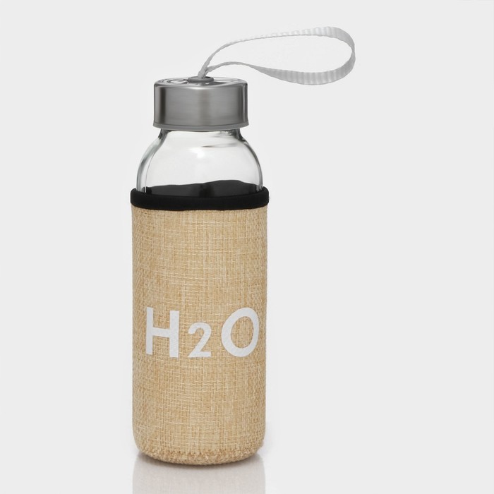 фото Бутылка в чехле h2o, 300 мл, цвет микс