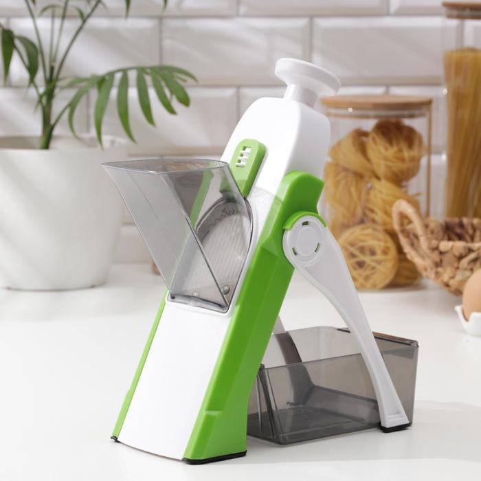 Овощерезка-слайсер Chops, 15×15,5×34 см, цвет МИКС
Овощерезка-слайсер Chops, 15×15,5×34 см, цвет МИКС