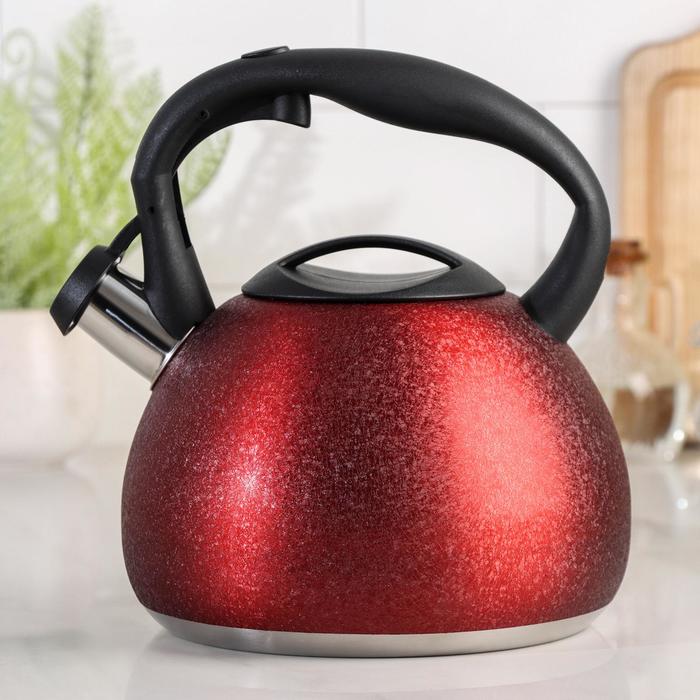 Чайник со свистком «Бархат», 3 л, цвет красный
Чайник со свистком «Бархат», 3 л, цвет красный