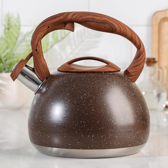 Чайник со свистком «Мрамор», 3 л 
Чайник со свистком «Мрамор», 3 л