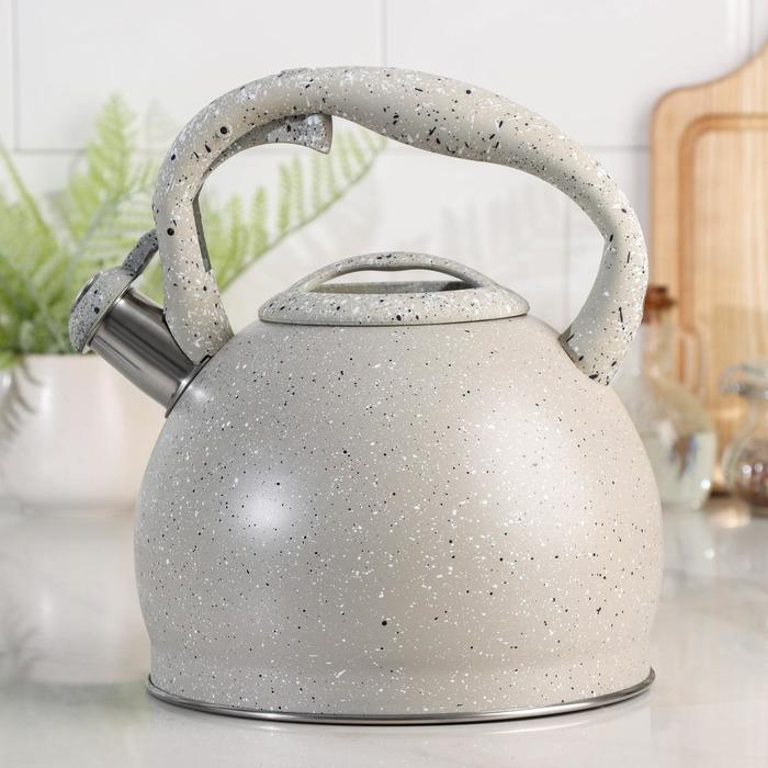Чайник со свистком «Мрамор», 3 л
Чайник со свистком «Мрамор», 3 л