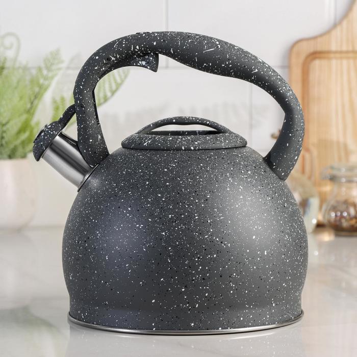 Чайник со свистком «Мрамор», 3 л, цвет серый
Чайник со свистком «Мрамор», 3 л, цвет серый