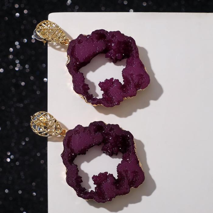 Серьги ассорти "Натурэль" круг, цвет бордовый в золоте
Серьги ассорти "Натурэль" круг, цвет бордовый в золоте