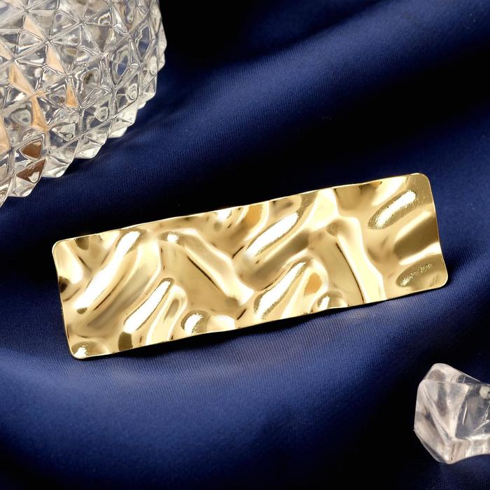 Зажим для волос "Либерти" прямой мятый, 5,7 см, золото
Зажим для волос "Либерти" прямой мятый, 5,7 см, золото