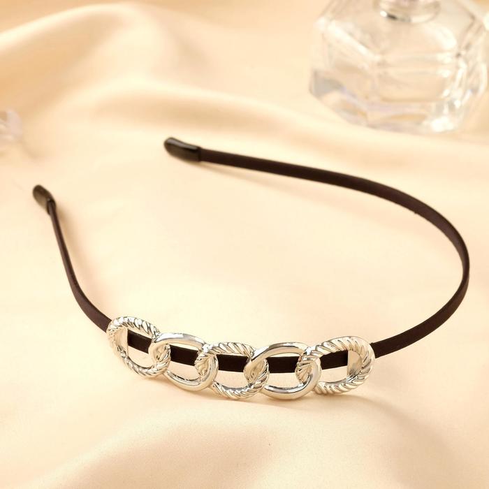 Ободок для волос "Либерти" звенья, 0,5 см, серебро
Ободок для волос "Либерти" звенья, 0,5 см, серебро