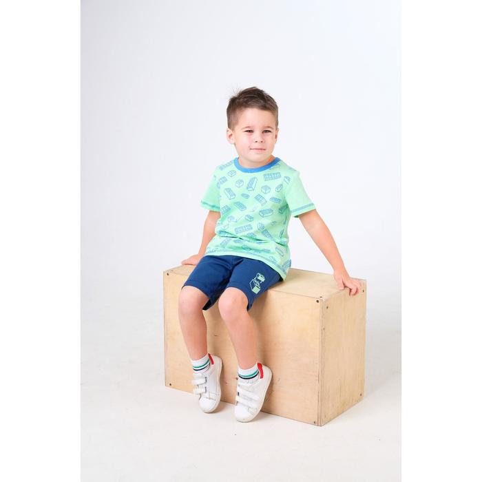 фото Шорты для мальчика, рост 116 см, цвет синий umka