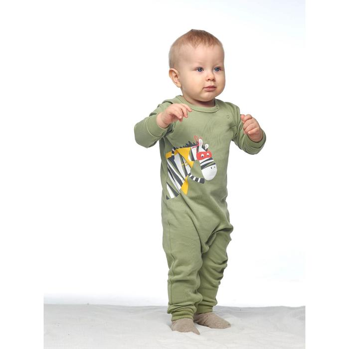 фото Комбинезон для мальчика, рост 74 см, цвет зелёный umka