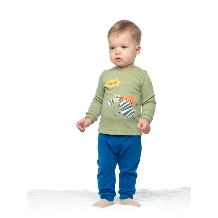 фото Брюки детские, рост 86 см, цвет синий umka