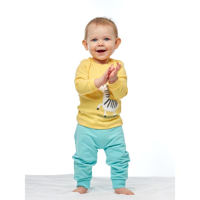 фото Брюки детские, рост 92 см, цвет голубой umka