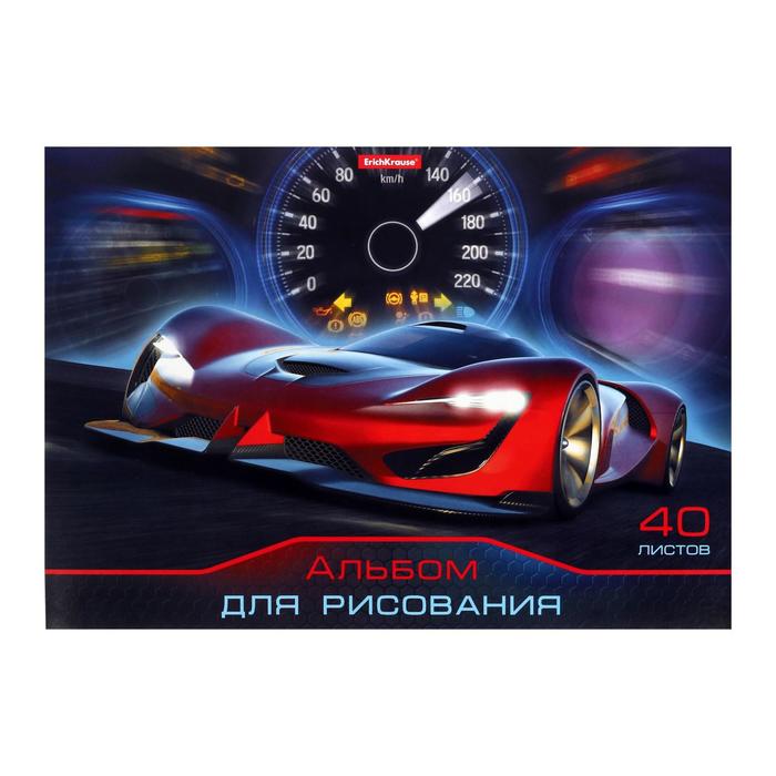 Альбом для рисования А4, 40 листов на клею Drive Story обложка мелованный картон, жёсткая подложка, блок 120 г/м2 
Альбом для рисования А4, 40 листов на клею Drive Story обложка мелованный картон, жёсткая подложка, блок 120 г/м2