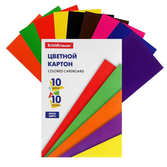 Картон цветной А5, 10 листов Erich Krause, 10 цветов Erich Krause, немелованный, 170 г/м2, на склейке
Картон цветной А5, 10 листов Erich Krause, 10 цветов Erich Krause, немелованный, 170 г/м2, на склейке