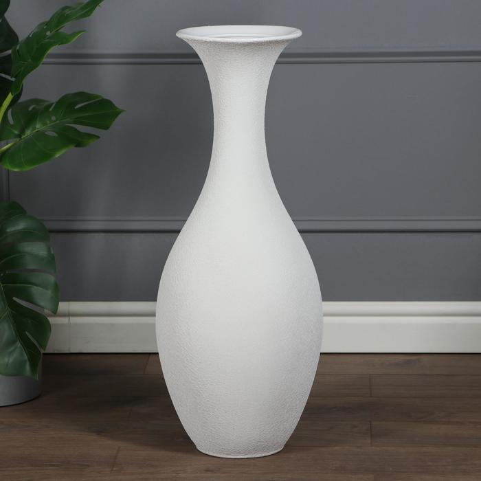 Ваза керамическая "Мелиса", напольная, кожа, белая , 70 см
Ваза керамическая "Мелиса", напольная, кожа, белая , 70 см