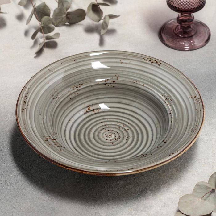 Тарелка для пасты «Суприм», d=25 см, 400 мл, цвет серый
Тарелка для пасты «Суприм», d=25 см, 400 мл, цвет серый