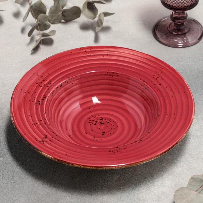 Тарелка для пасты «Ардент», d=25 см, 400 мл, цвет красный
Тарелка для пасты «Ардент», d=25 см, 400 мл, цвет красный