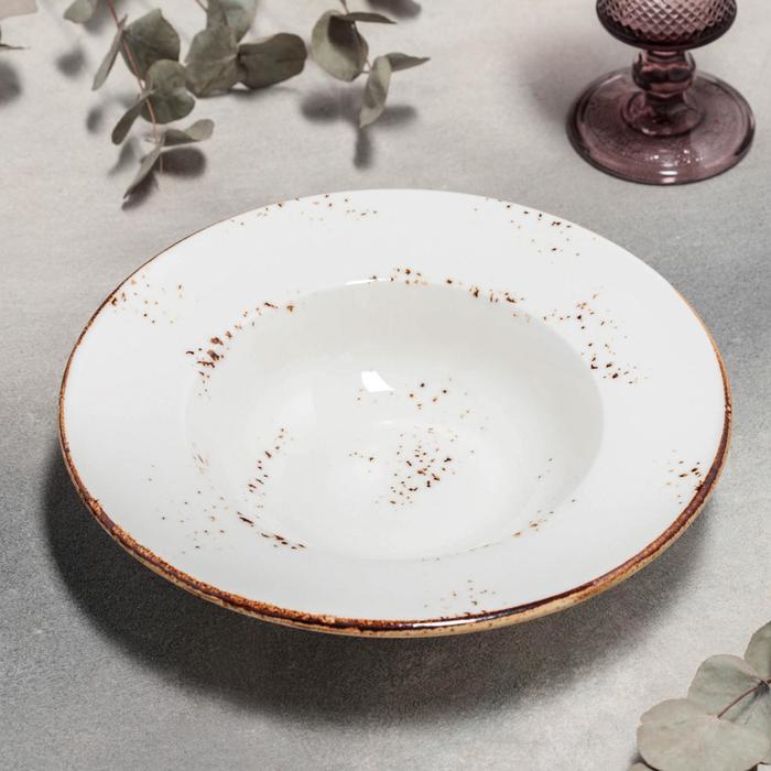 Тарелка фарфоровая для пасты «Элиганс», d=25 см, 400 мл, цвет белый
Тарелка фарфоровая для пасты «Элиганс», d=25 см, 400 мл, цвет белый