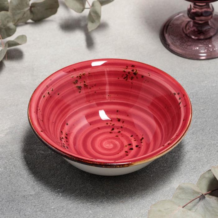 Миска «Ардент», 300 мл, d=15 см, цвет красный 
Миска «Ардент», 300 мл, d=15 см, цвет красный