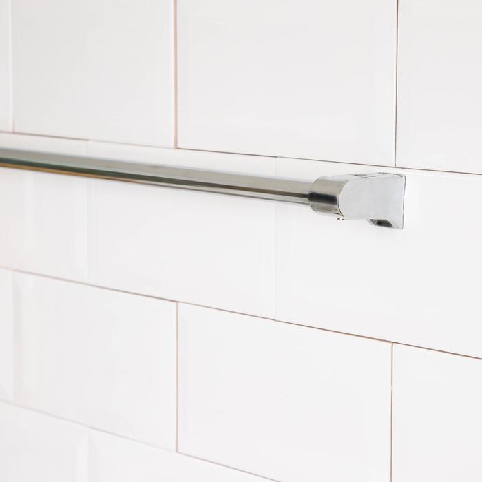 Рейлинг Tekno-tel, 120 см, d=1,4 см, c комплектом для монтажа, цвет хром 
Рейлинг Tekno-tel, 120 см, d=1,4 см, c комплектом для монтажа, цвет хром