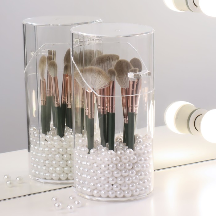 Контейнер для хранения маникюрных/косметических принадлежностей, 10,5 × 21 см, цвет прозрачный
Контейнер для хранения маникюрных/косметических принадлежностей, 10,5 × 21 см, цвет прозрачный