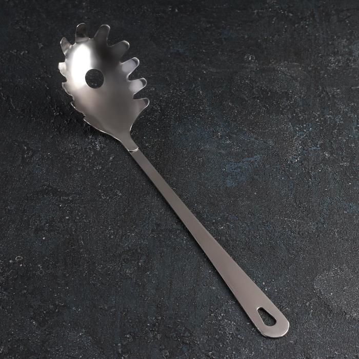 Ложка гарнирная для спагетти Siete dias, 34 см
Ложка гарнирная для спагетти Siete dias, 34 см