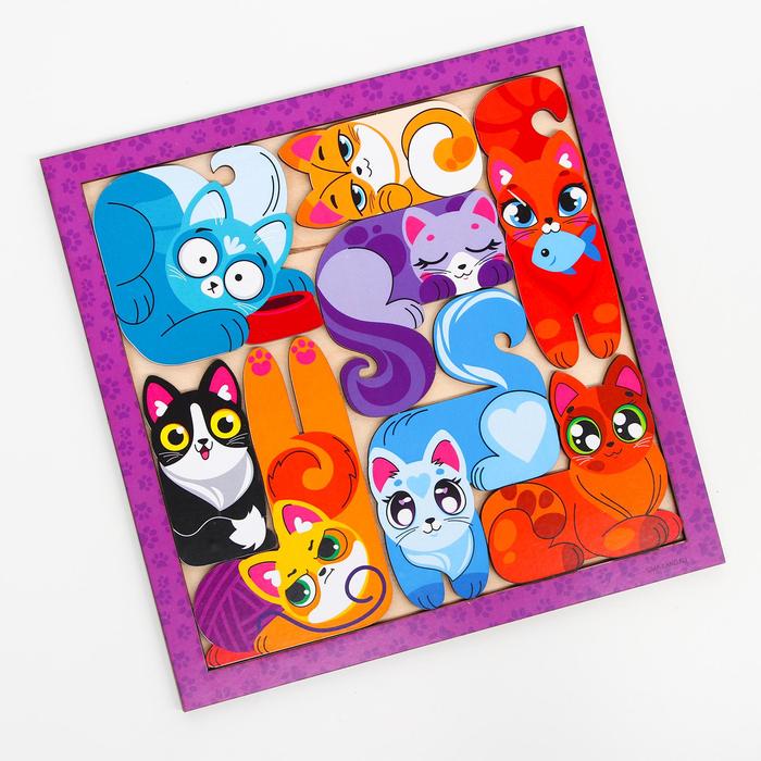 Головоломка. Тетрис для малышей «Котята» 
Головоломка. Тетрис для малышей «Котята»