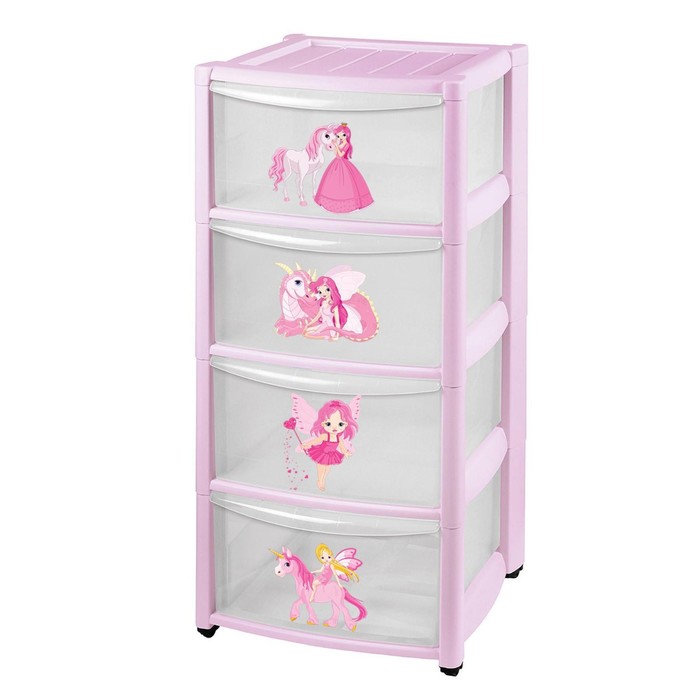 Комод детский на колесах 4 ящика, цвет розовый
Комод детский на колесах 4 ящика, цвет розовый