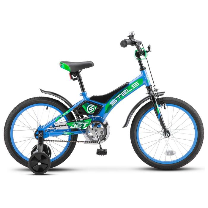 Велосипед 14" Stels Jet, Z010, цвет голубой/зелёный
Велосипед 14" Stels Jet, Z010, цвет голубой/зелёный