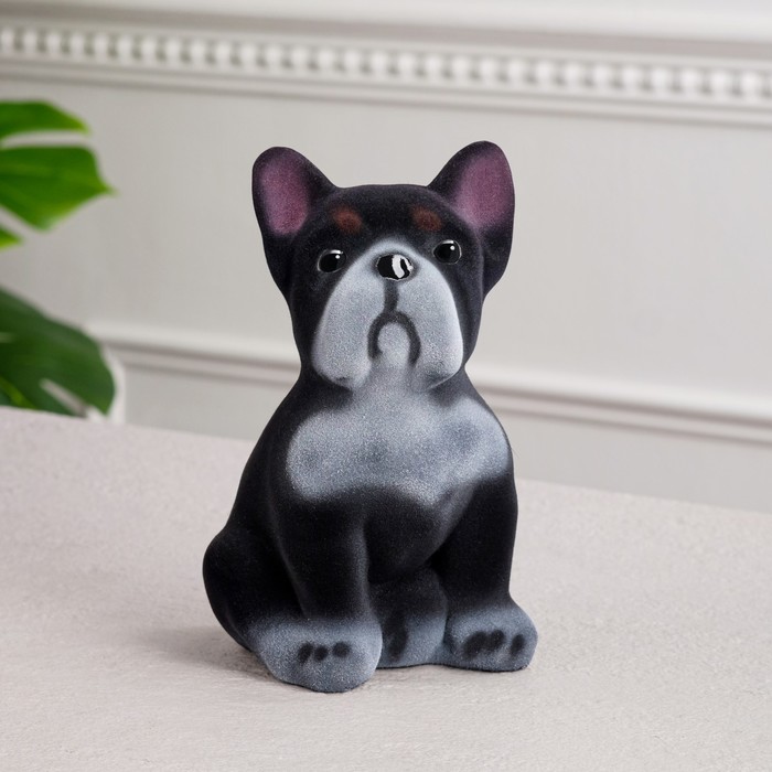 Копилка "Французский бульдог", серый цвет, флок, керамика, 19 см
Копилка "Французский бульдог", серый цвет, флок, керамика, 19 см