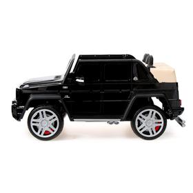 Электромобиль MERCEDES-BENZ G 650 Landaulet, EVA, кожаное сидение, цвет чёрный глянец
Электромобиль MERCEDES-BENZ G 650 Landaulet, EVA, кожаное сидение, цвет чёрный глянец