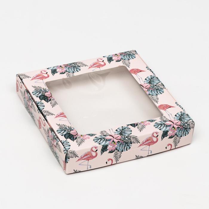 Коробка самосборная, "Тропики", 16 х 16 х 3 см 
Коробка самосборная, "Тропики", 16 х 16 х 3 см