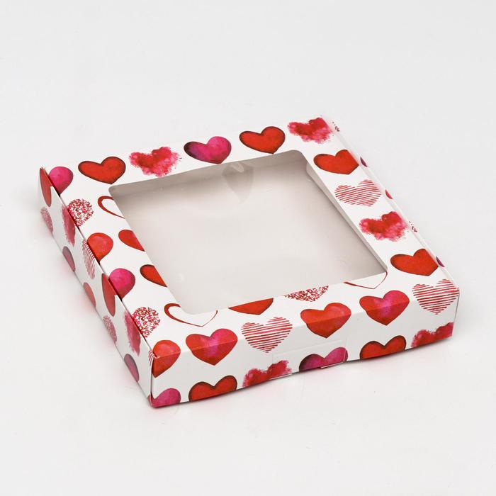Коробка самосборная, "Сердечки", 16 х 16 х 3 см
Коробка самосборная, "Сердечки", 16 х 16 х 3 см