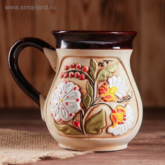 Кружка "Цветы", 0.5 л
Кружка "Цветы", 0.5 л