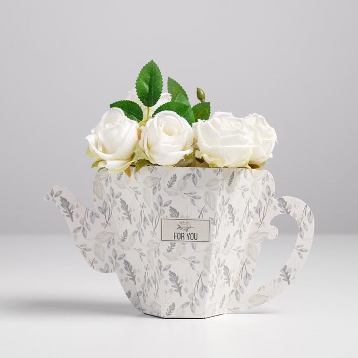 Коробка-переноска чайник For you 13 х 9,5 см
Коробка-переноска чайник For you 13 х 9,5 см