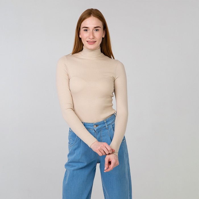 Водолазка женская, цвет бежевый, размер 46
Водолазка женская, цвет бежевый, размер 46