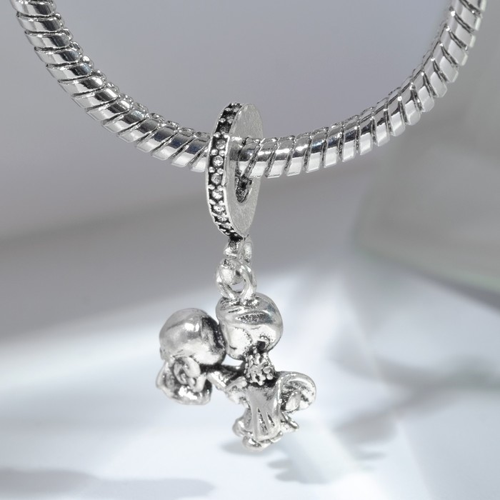 Подвеска "Свадьба" поцелуй, цвет белый в серебре
Подвеска "Свадьба" поцелуй, цвет белый в серебре