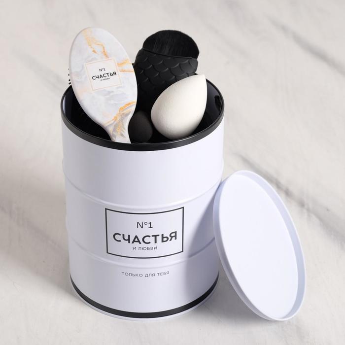 Набор «Счастье»: большой спонж для макияжа, 2 маленьких спонжа, расческа
Набор «Счастье»: большой спонж для макияжа, 2 маленьких спонжа, расческа