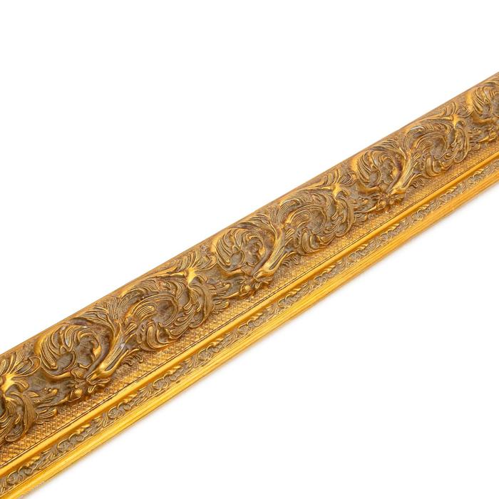 Багет Лувр, золото, ширина 90 мм, длина 2980 мм
Багет Лувр, золото, ширина 90 мм, длина 2980 мм