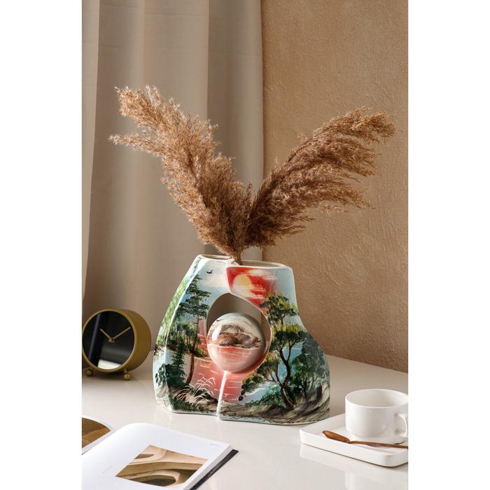 Ваза керамическая "Принцип", настольная, природа, 24 см, авторская работа
Ваза керамическая "Принцип", настольная, природа, 24 см, авторская работа